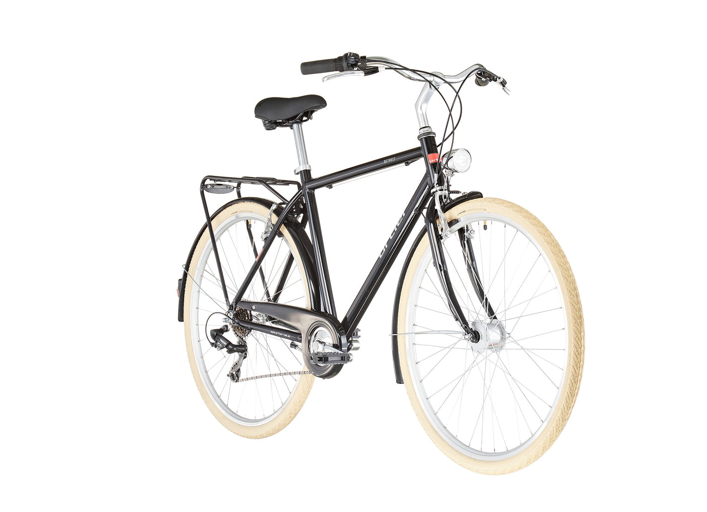 Ortler Detroit EQ Alloy 6-speed zwart