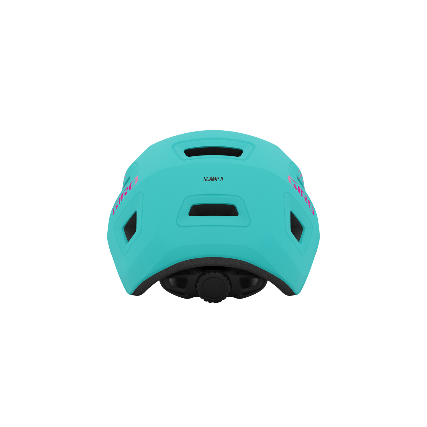 Giro Scamp II helm mat teal/roze towers