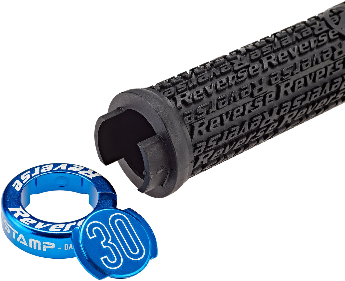 Reverse Stamp Lock On handvatten zwart/blauw