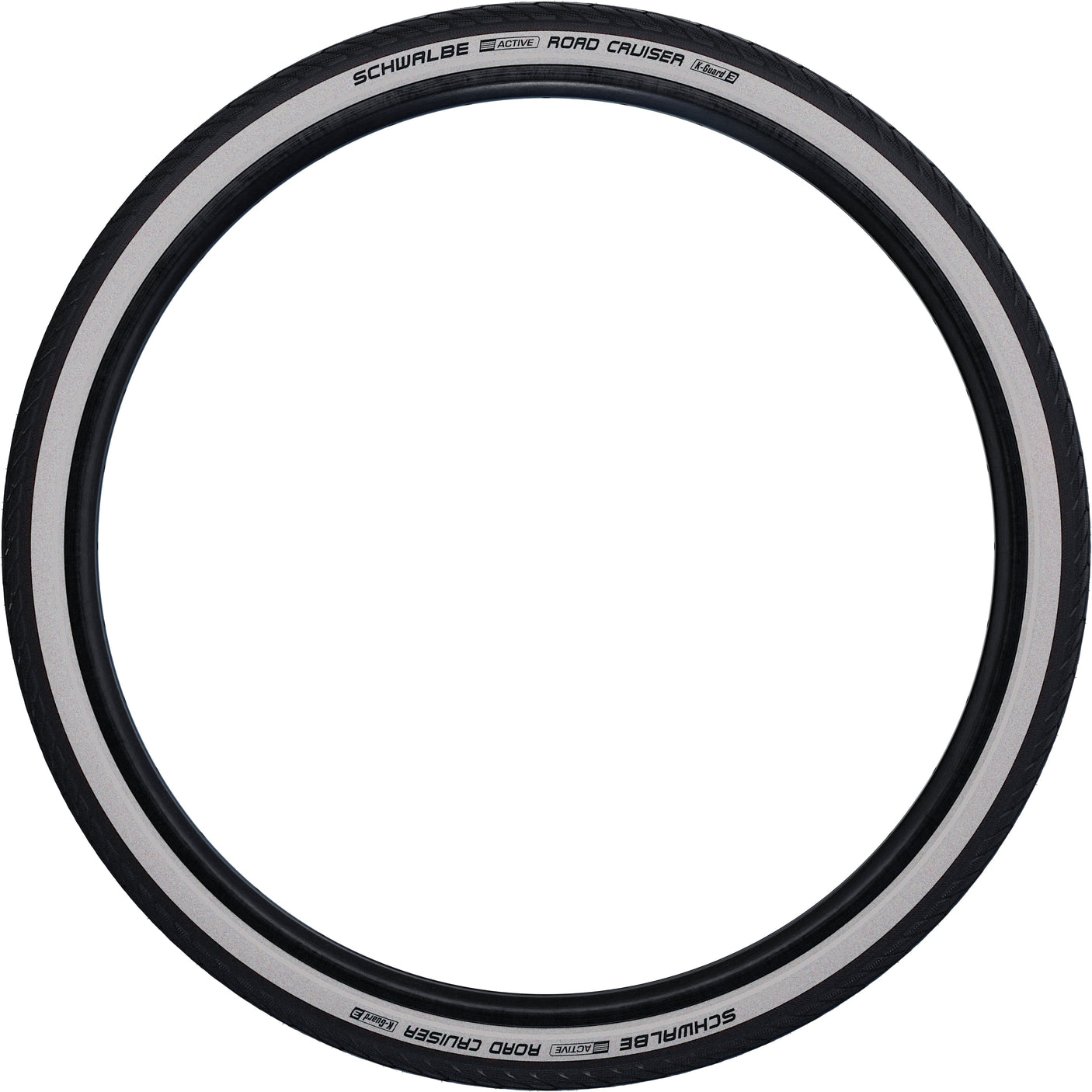 Schwalbe Road Cruiser Draadband 28x1.60" K-Guard Active Reflex wit