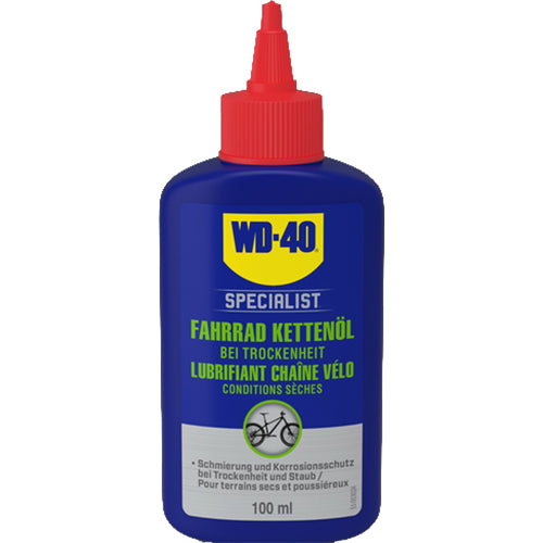 WD-40 Specialist Bike Kettingsmeermiddel voor Droge Omstandigheden 100ml