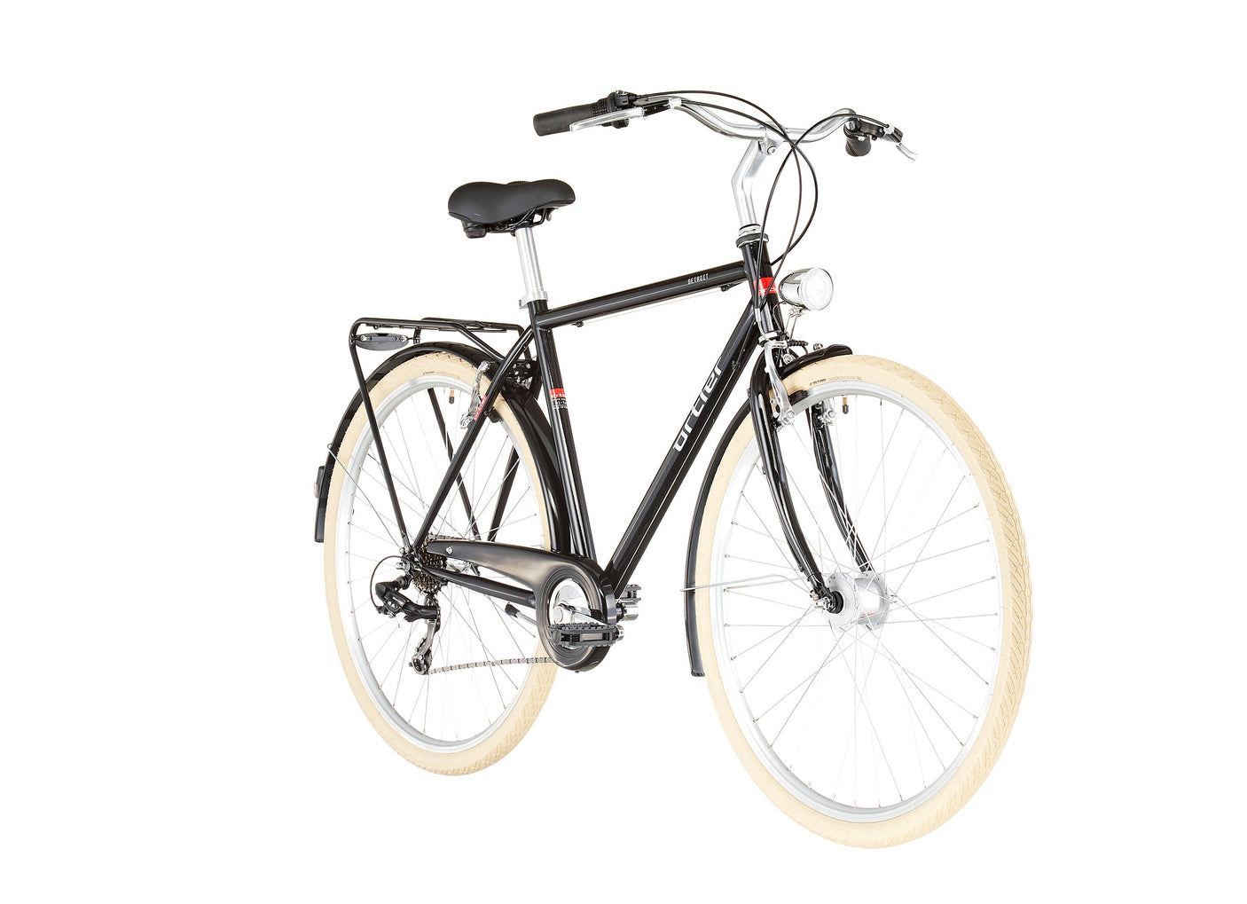 Ortler Detroit EQ 6-speed zwart