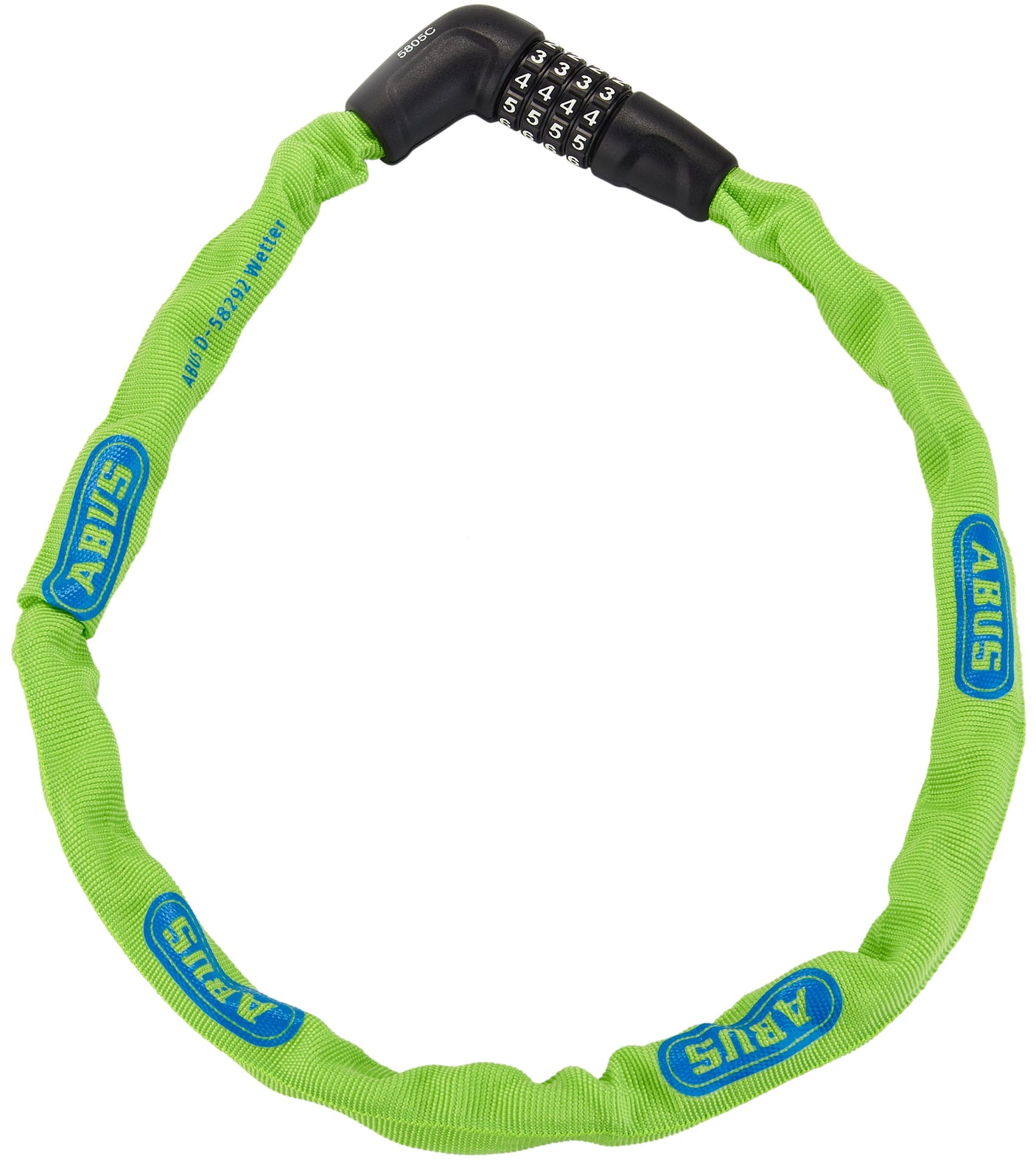 ABUS Steel-O-Chain 5805C/75 kettingslot lime