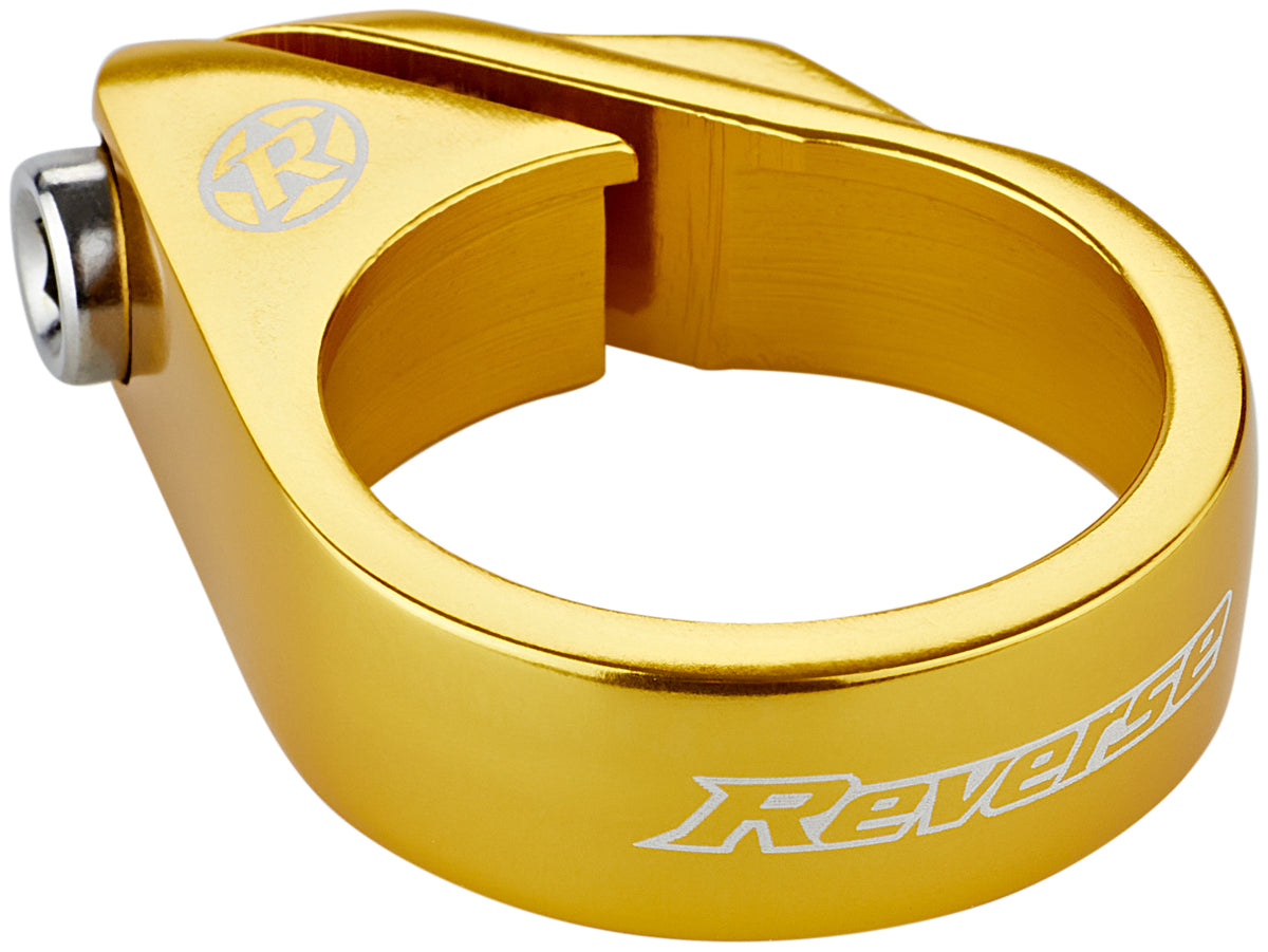 Reverse Bolt zadelklem Ø34,9mm goud