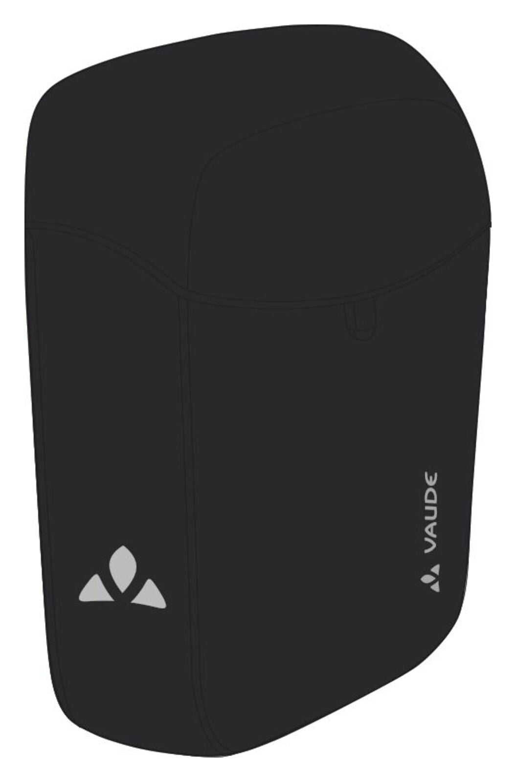VAUDE Aqua Commute Single achtertass zwart