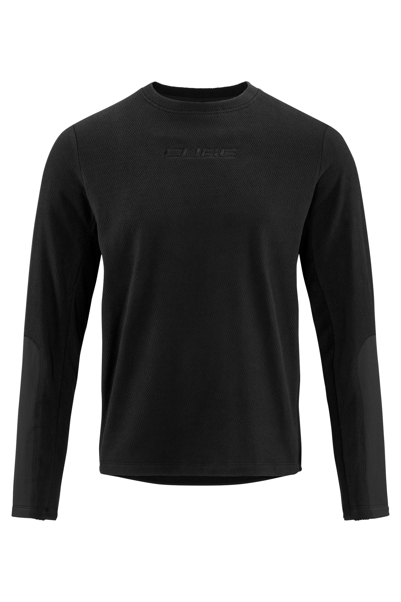 CUBE ATX Fleece shirt lange mouw zwart
