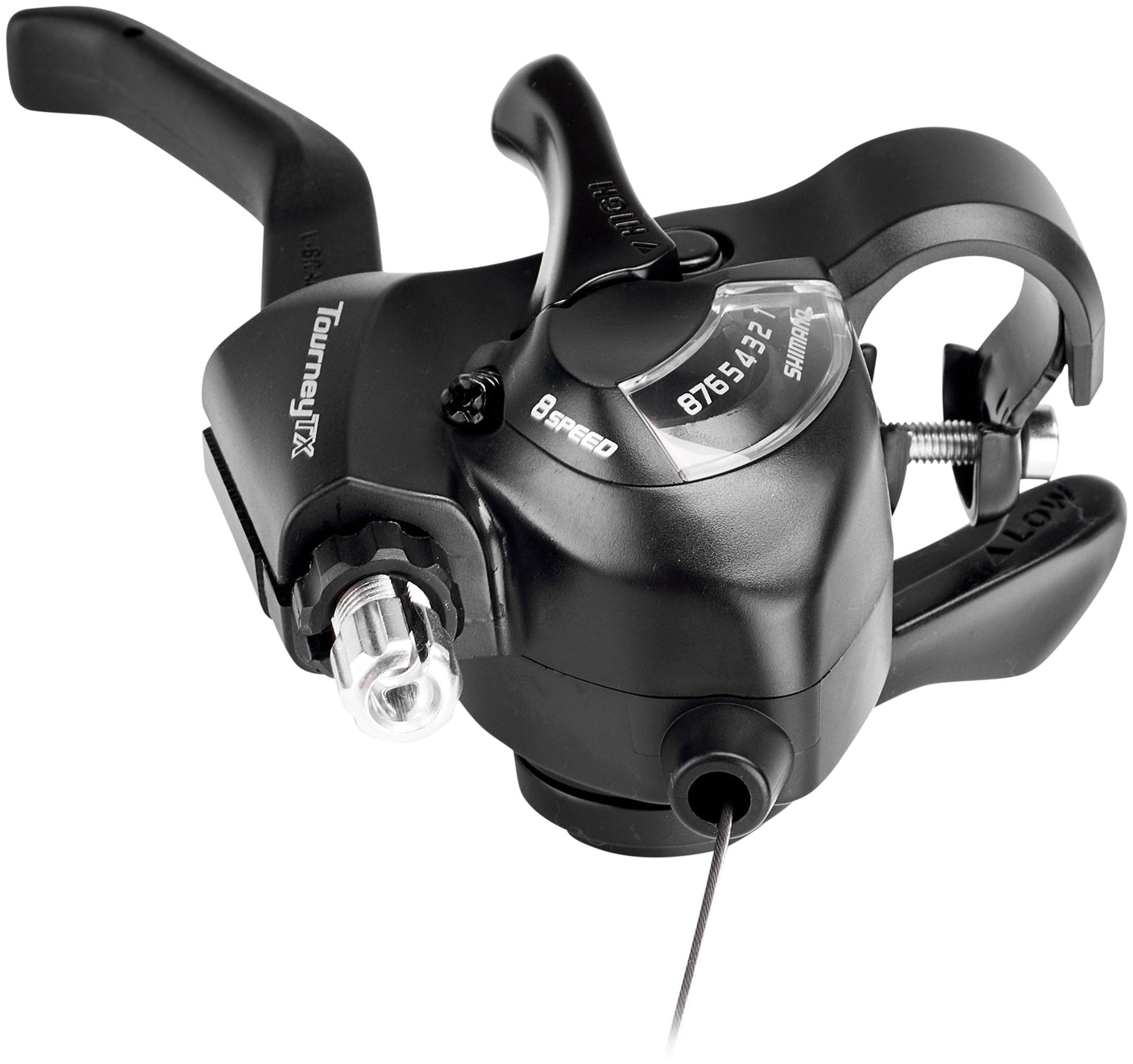 Shimano Tourney TX ST-TX800 schakelhendel/remhendel 8-speed rechts zwart