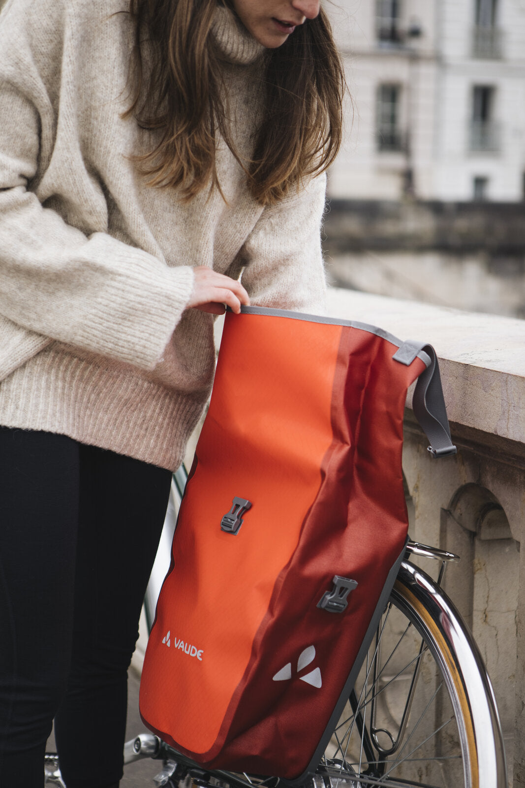 VAUDE Aqua Back bagagedragerstas rood