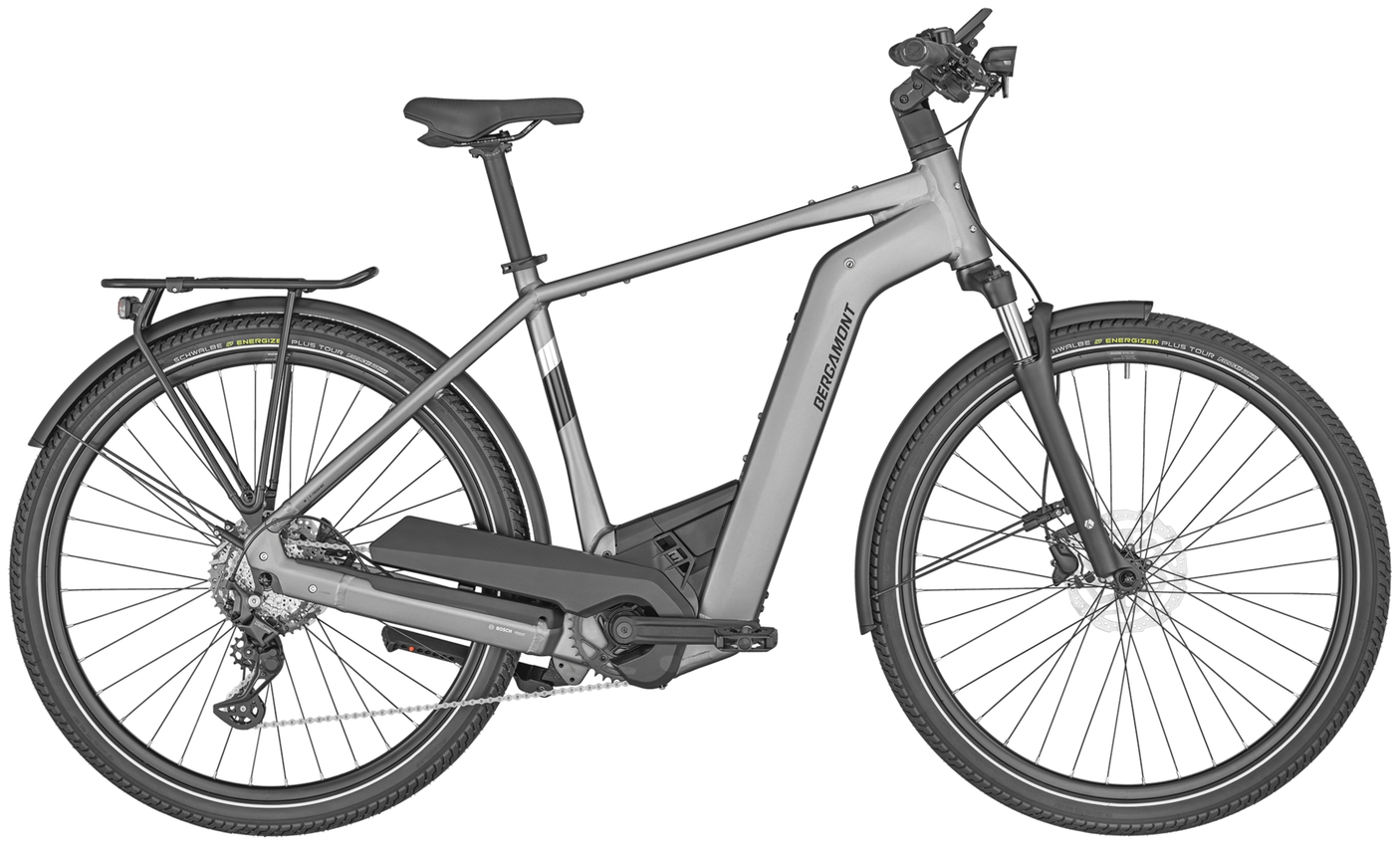 Bergamont E-Horizon Sport 6 Gent Diamant 625 mat titanium zilver