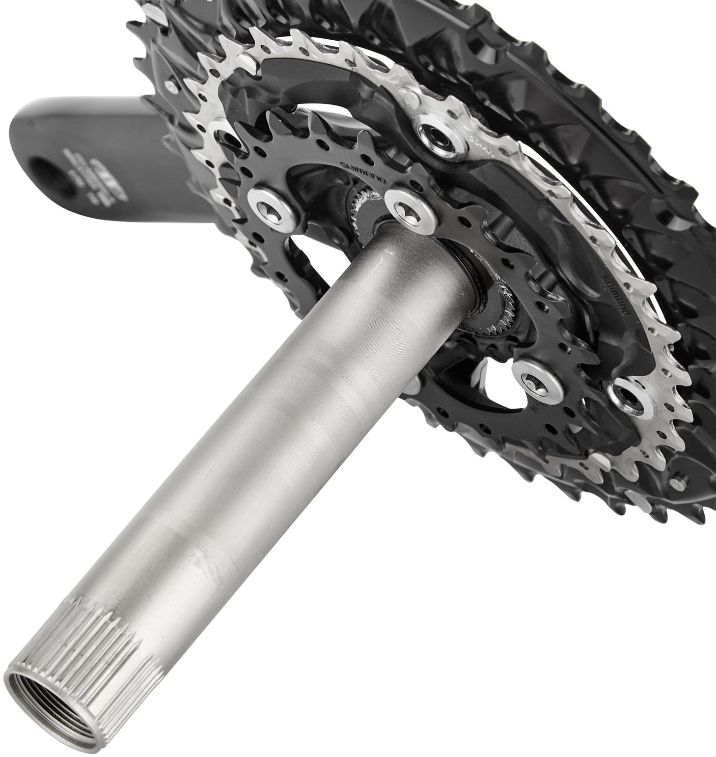 Shimano Deore MTB FC-M6000 Crankstel 3x10-speed 40-30-22 tanden zwart