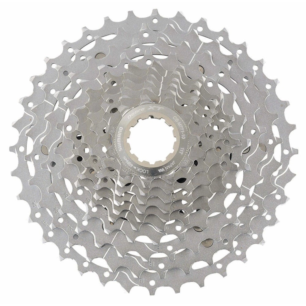 Shimano Deore XT CS-M771 cassette 10-speed zilver