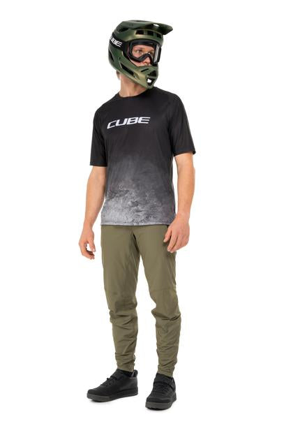 Cube MTB Trikot Moonstone korte mouw blue´n´black