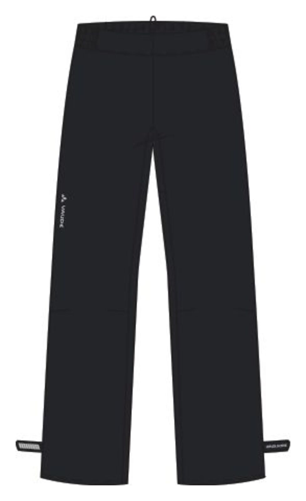 VAUDE Drop Pants II Heren zwart/zwart