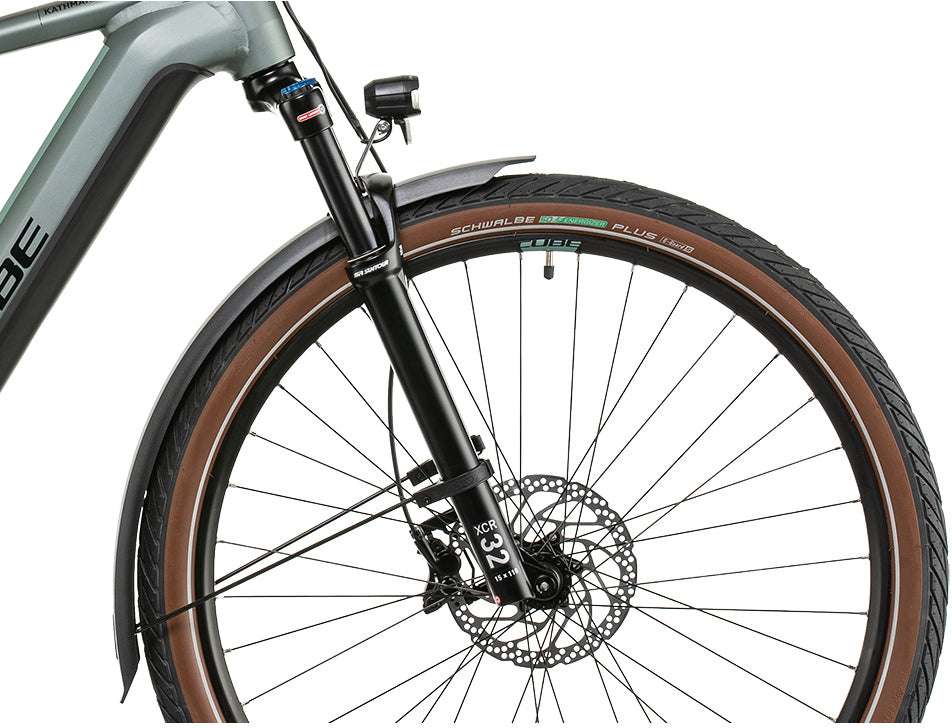 Cube Kathmandu Hybrid EXC 750 zilvergroen'n'zwart