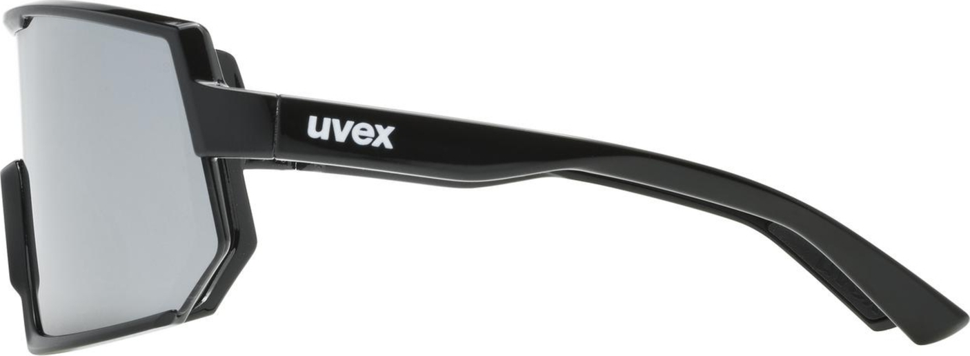 uvex Sportstyle 235 fietsbril Zwart / Spiegel Zilver