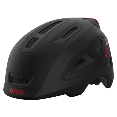 Giro Scamp II helm mat zwart/rood