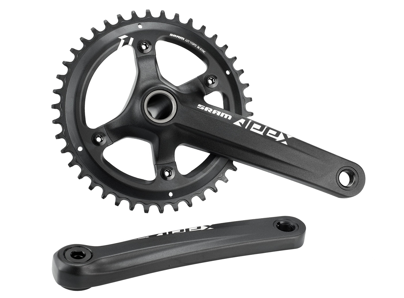 SRAM Apex 1 crankstel 42 tanden 11-speed zwart