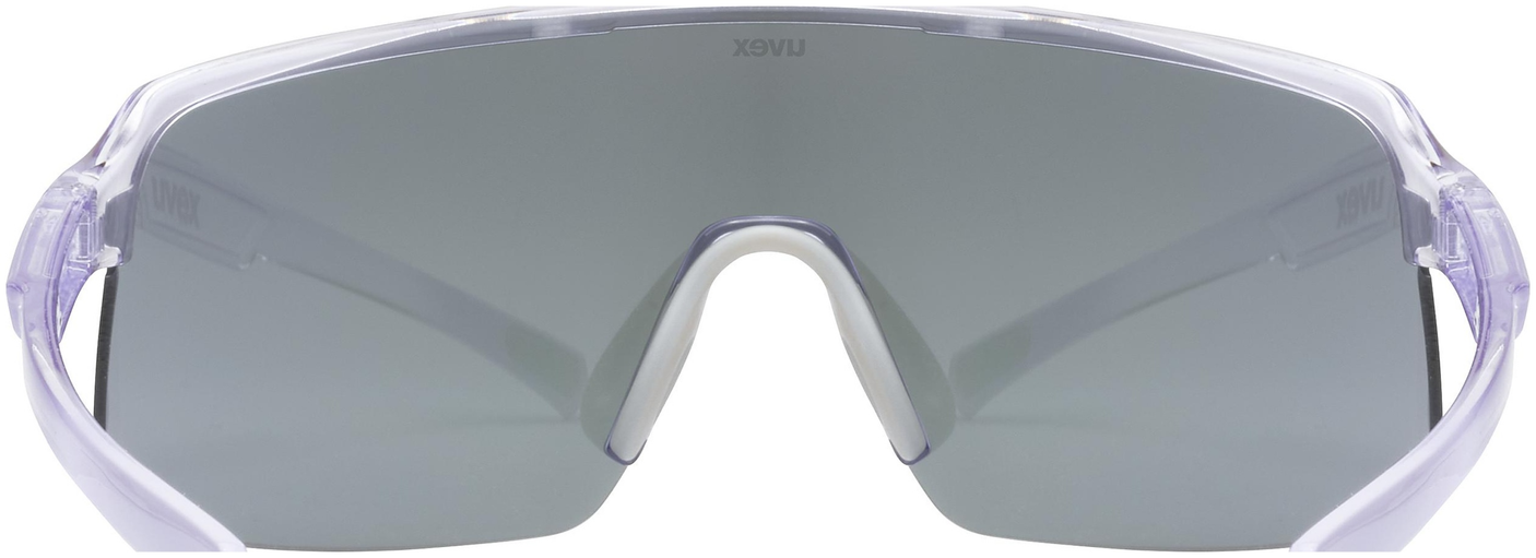uvex Dyrt fietsbril Clear / Mirror Red