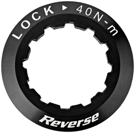 Reverse Cassette lock ring zwart