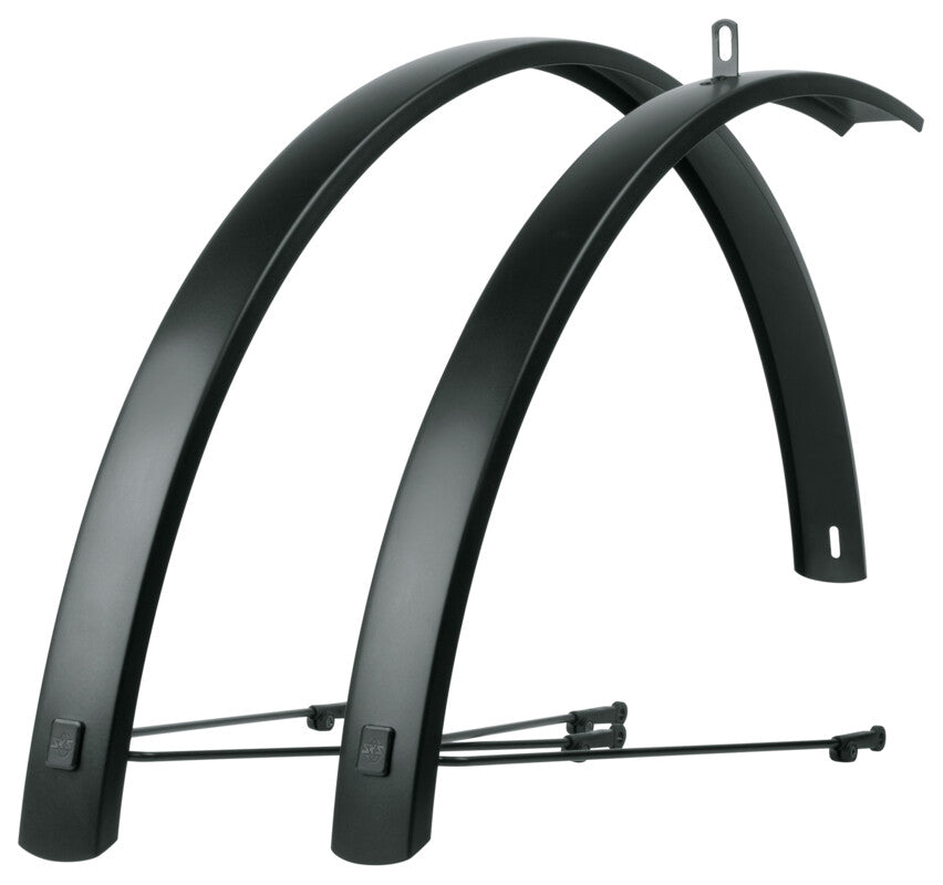 SKS Edge AL spatborden set 28" 46mm zwart