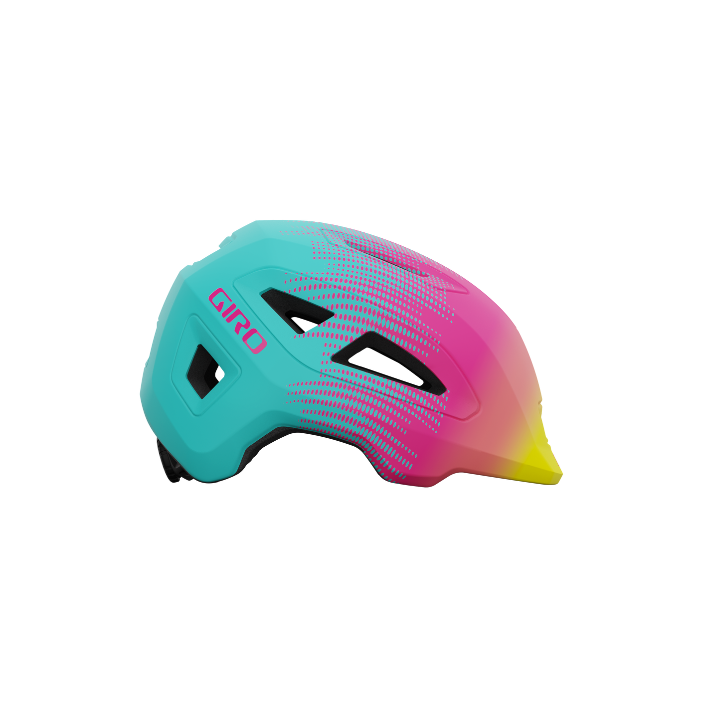 Giro Scamp II helm mat teal/roze towers