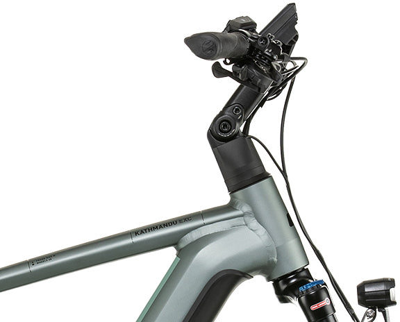 Cube Kathmandu Hybrid EXC 750 zilvergroen'n'zwart