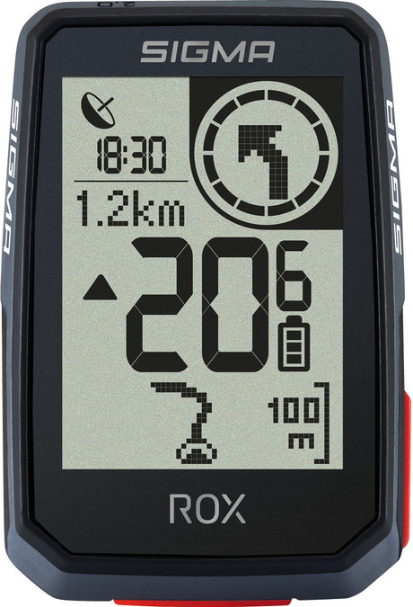 Sigma ROX 2.0 fietscomputer incl. GPS-houder zwart