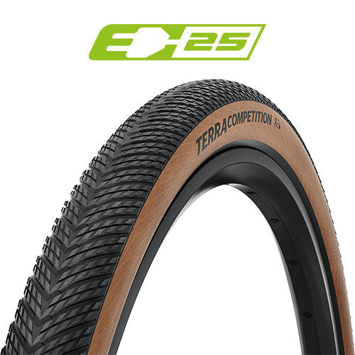Continental Terra Competition Trail Grip E-25 28" vouwband zwart/transparant