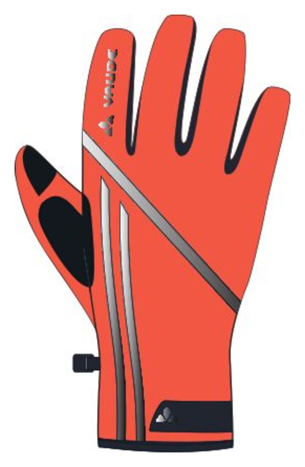 VAUDE Posta Warm Handschoenen neon oranje