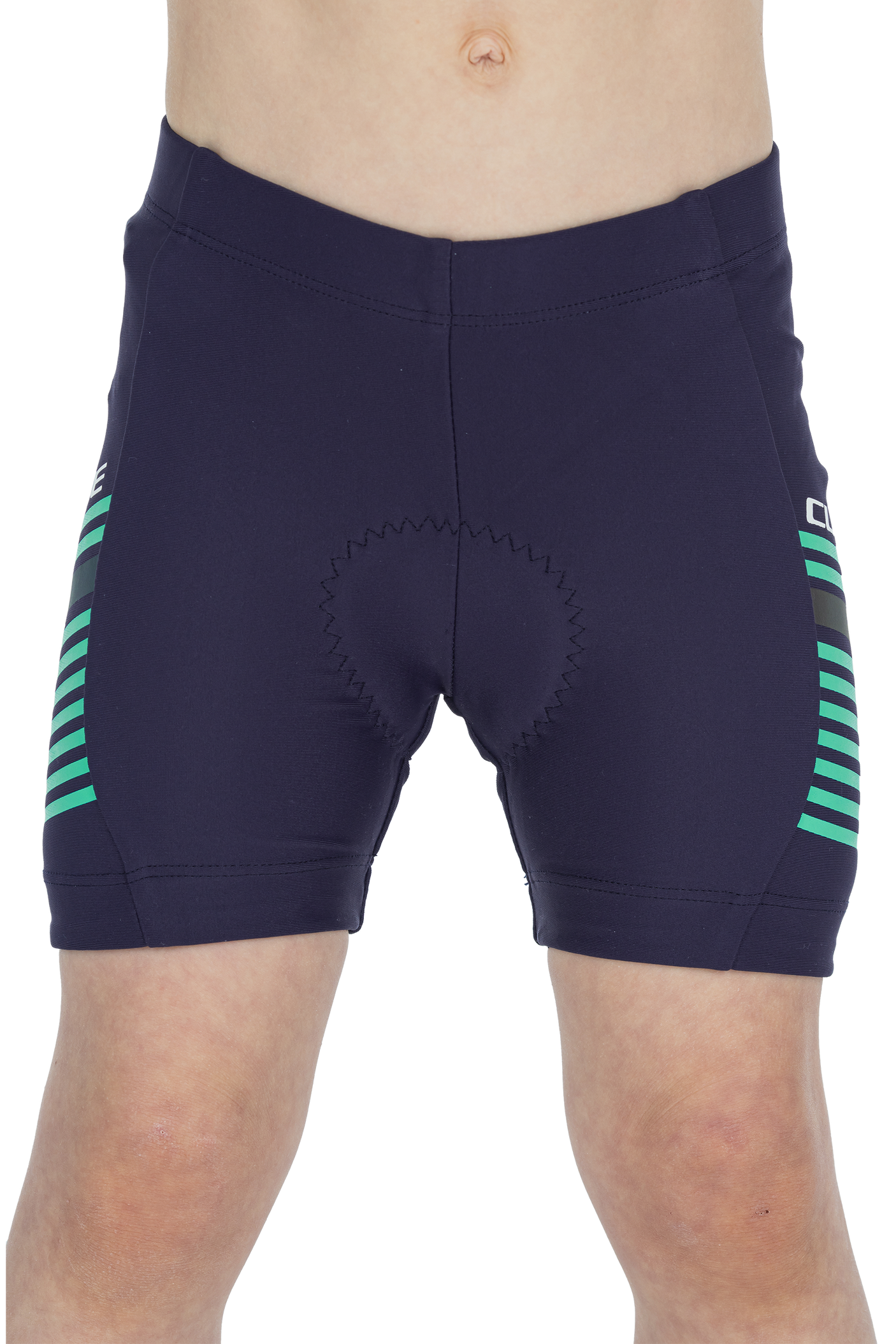 CUBE TEAMLINE fietsbroek ROOKIE blue´n´mint