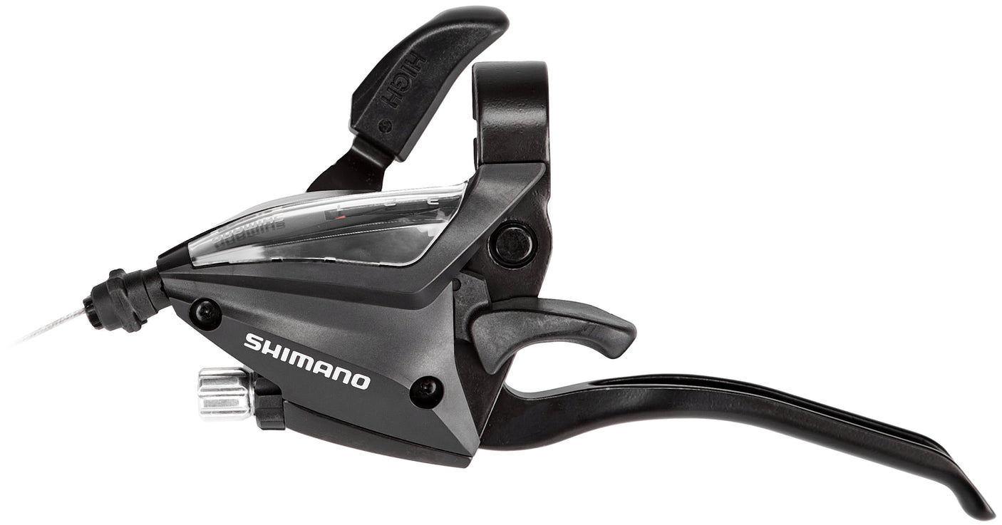 Shimano ST-EF500-4 schakelpook/remhendel VR 3-speed zwart
