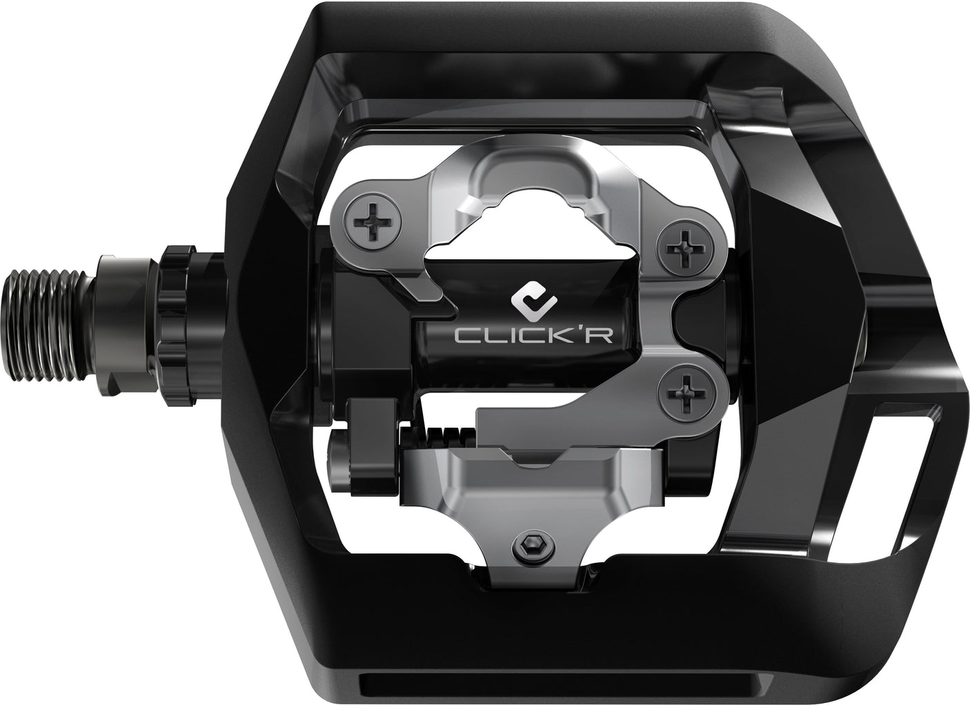 Shimano PD-T421 Click'R Pedalen zwart