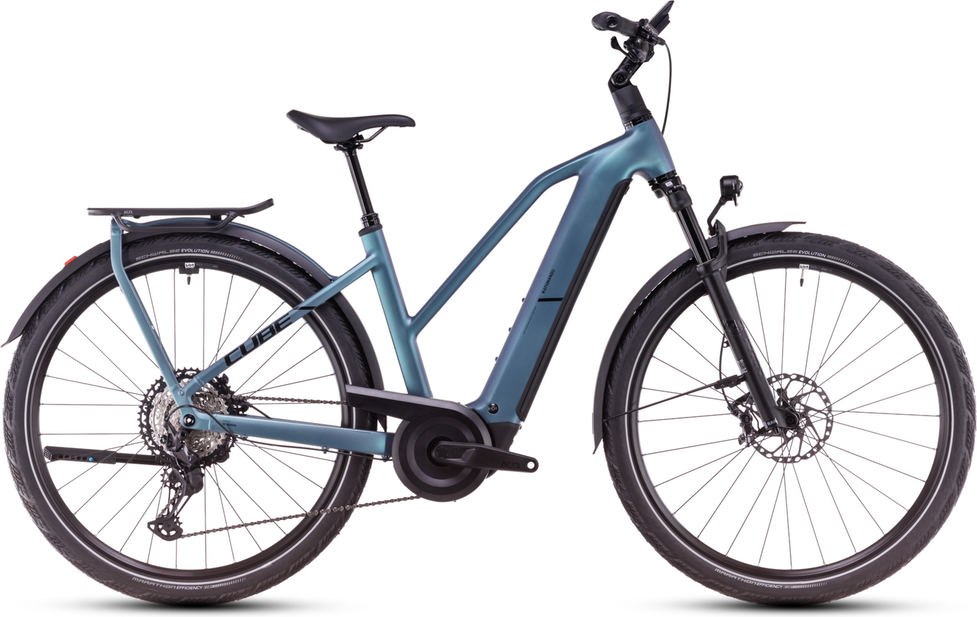 Cube Kathmandu Hybrid SLX 800 Trapez 800 smaragdgroen´n´black