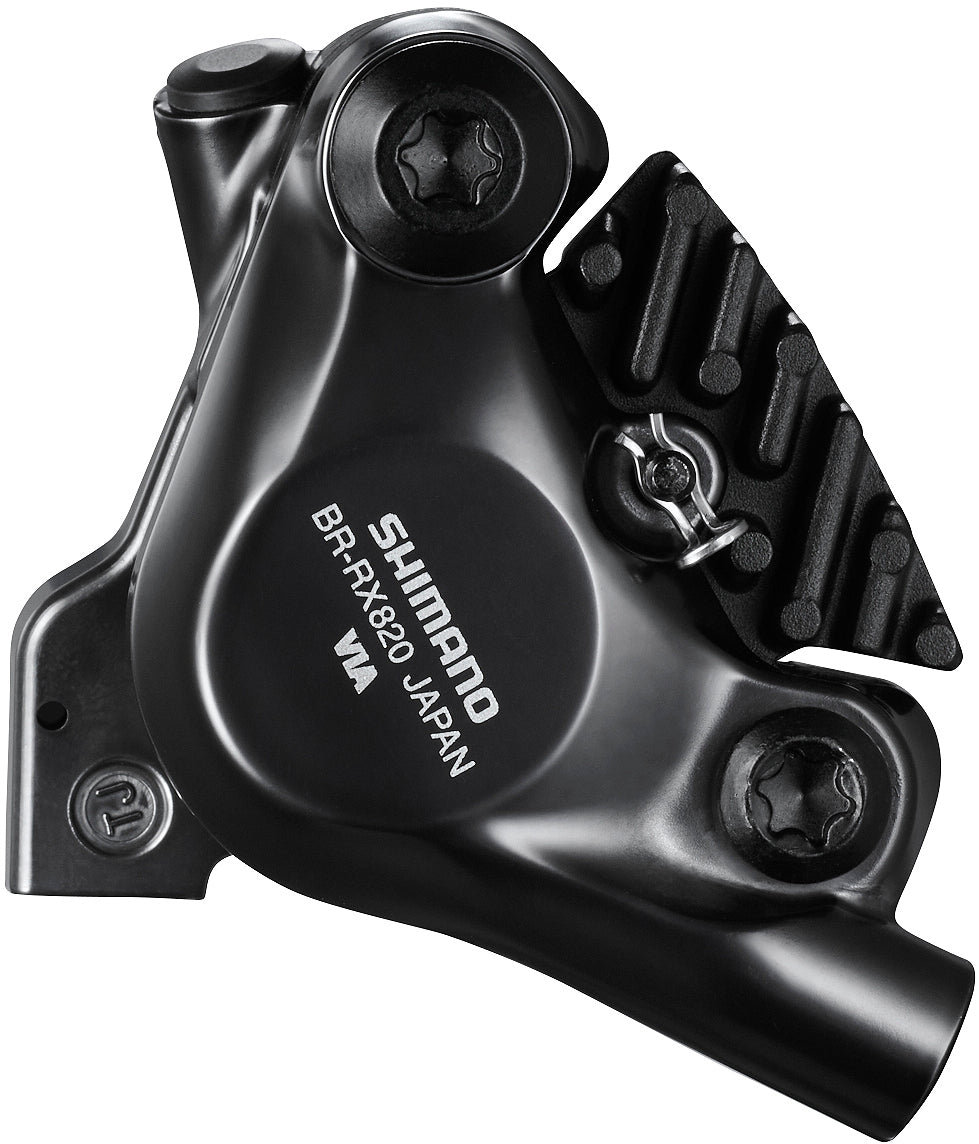Shimano GRX ST-RX820/BR-RX820 Schijfremset Achter Flat Mount 12-speed grijs/zwart