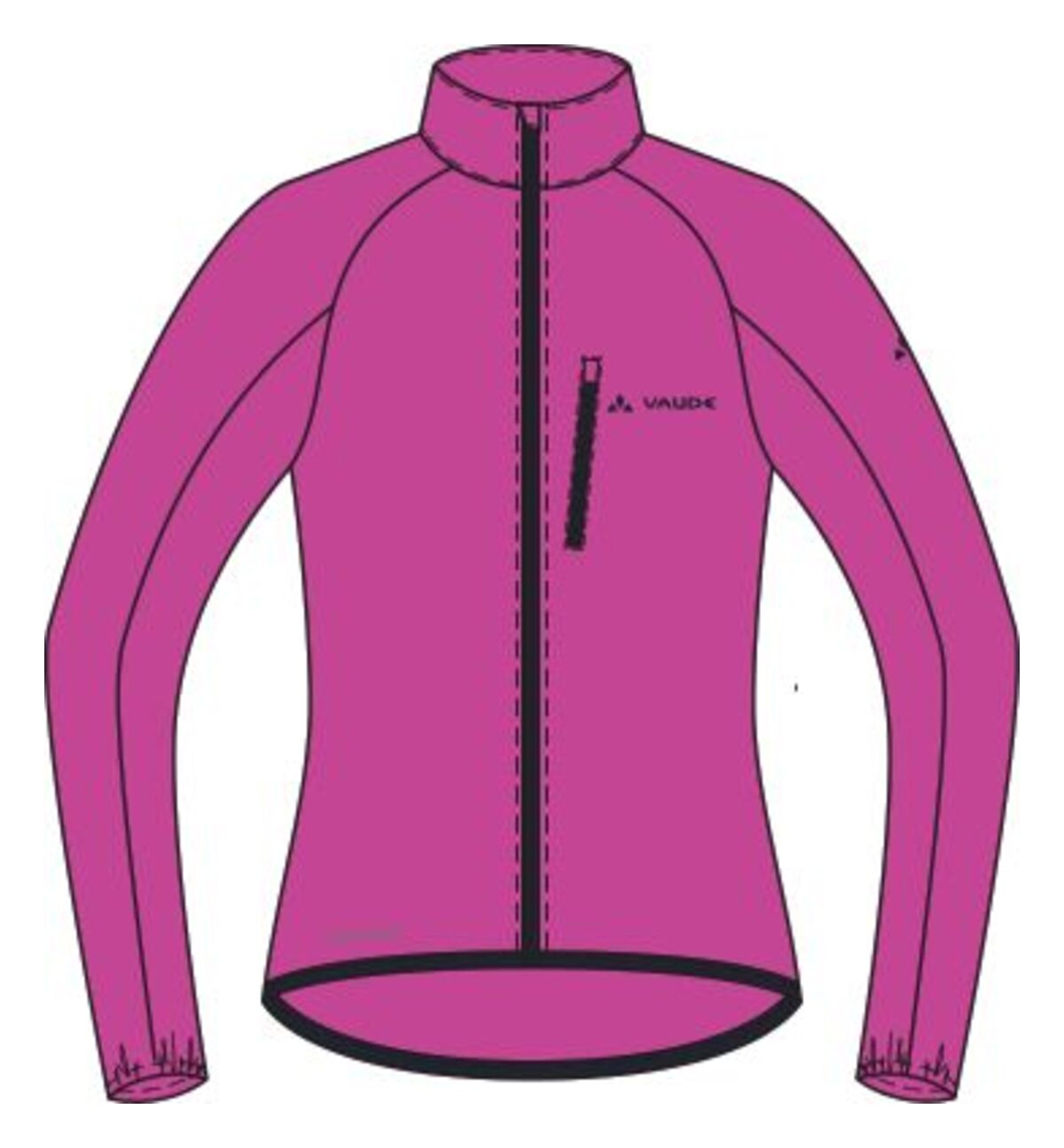 VAUDE Drop Jacket III Dames lotus pink