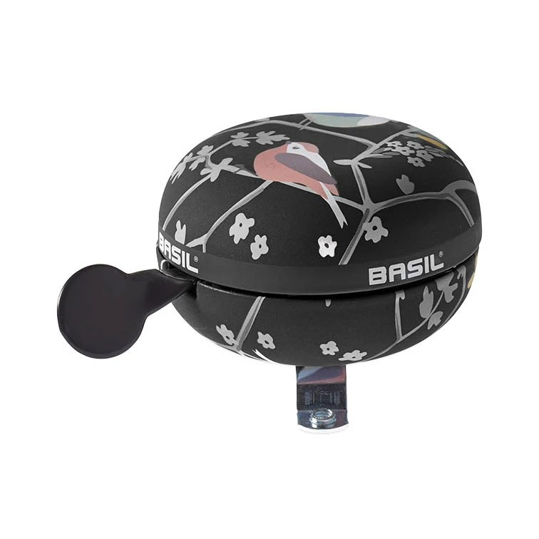 Basil Wanderlust fietsbel Ø80mm zwart/bonte kleuren