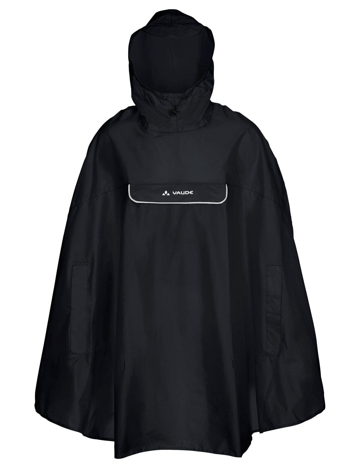VAUDE Valdipino Poncho zwart uni
