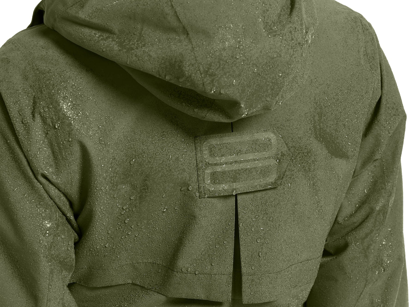 Basil Mosse regenparka dames olijfgroen