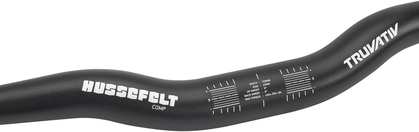 Truvativ Hussefelt Comp Riser Bar 700mm Ø31,8mm zwart