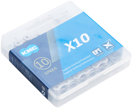 KMC X10 EPT ketting 10-speed zilver