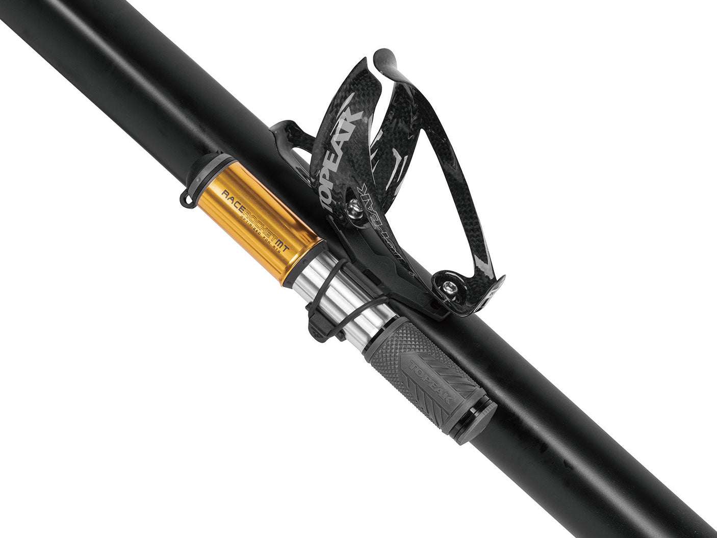 Topeak RaceRocket MT Mini-pomp zwart/zilver