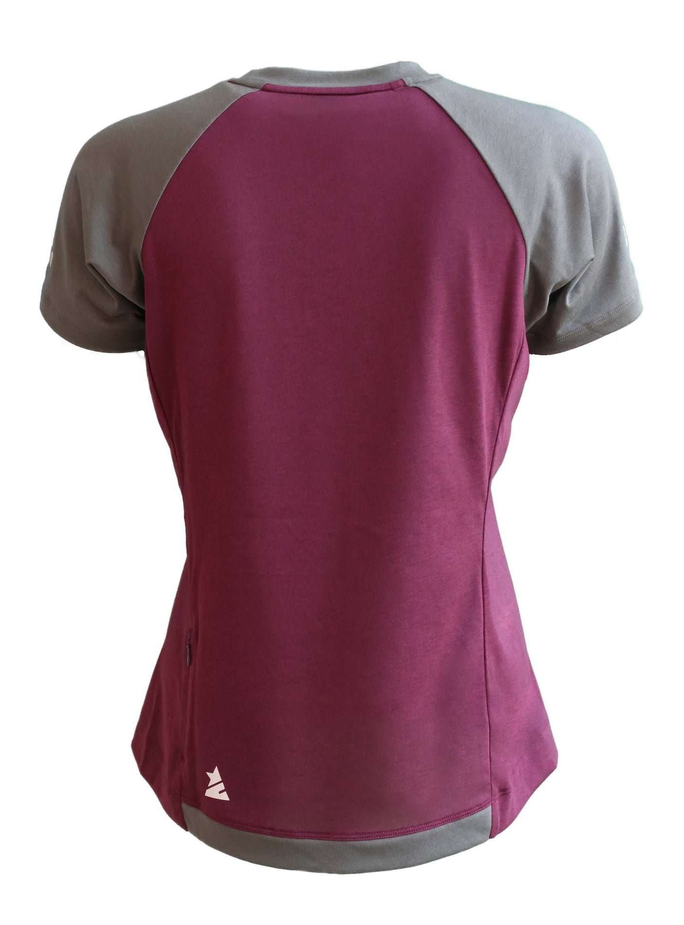 Zimtstern PureFlowz Shirt SS Dames Windsor Wine/Dusty Olive