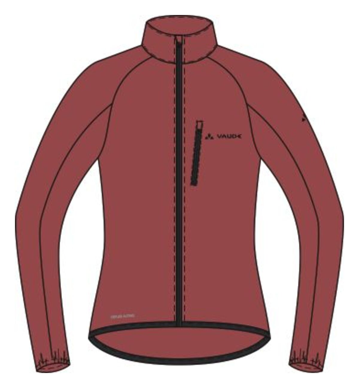 VAUDE Drop Jacket III Dames oranje