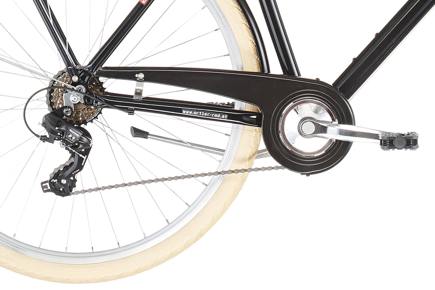 Ortler Detroit EQ Alloy 6-speed zwart