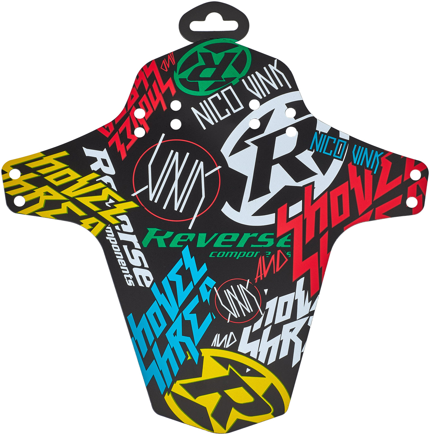 Reverse Nico Vink Shovel & Shred zadel zwart/oranje