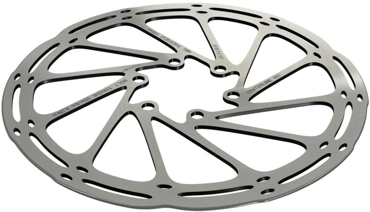 SRAM Centerline Rounded remschijf monoblock zilver