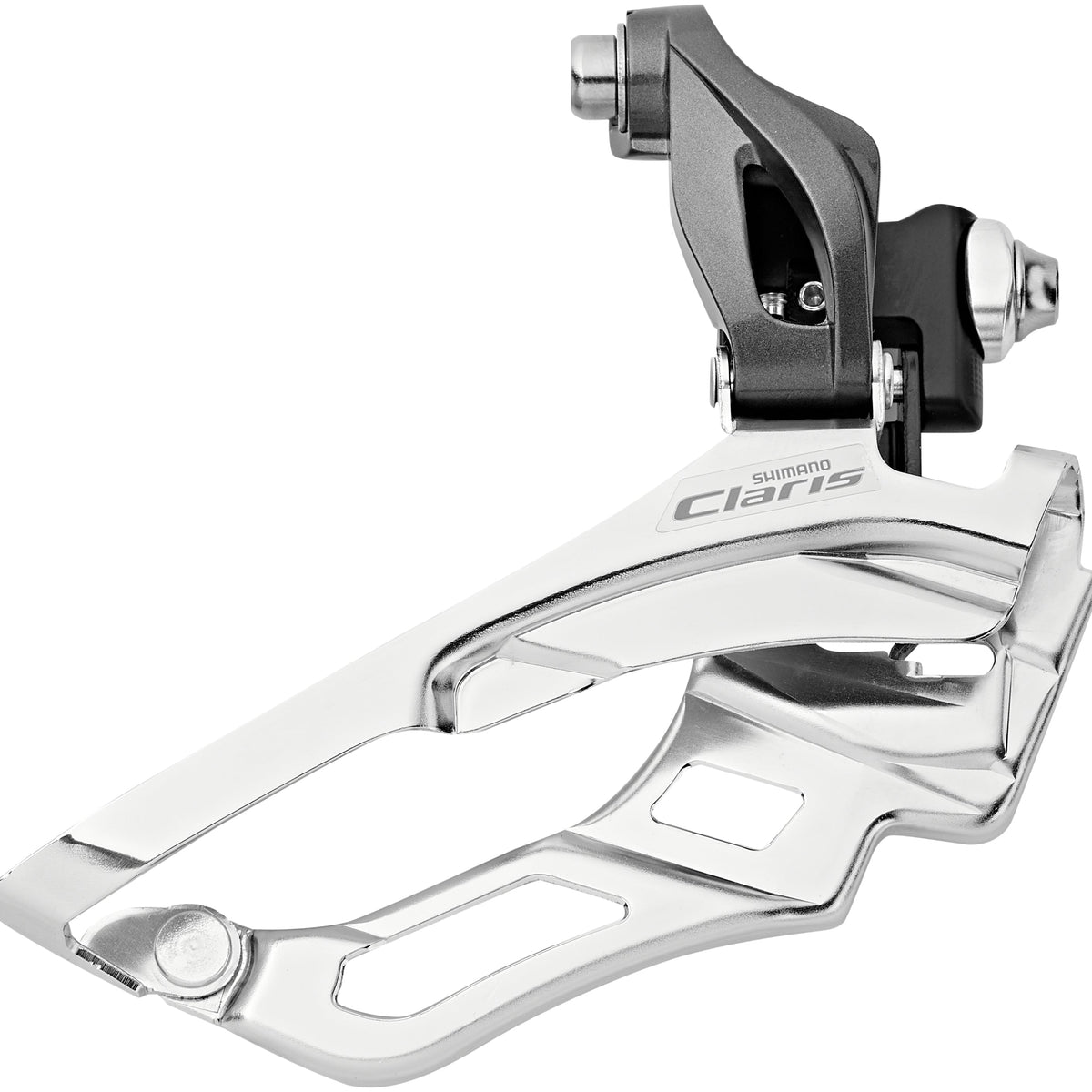 Dérailleur Avant SHIMANO Claris FD-R2030 – 3x8 Vitesses – Montage Par Soudure – Noir – Taille Unique