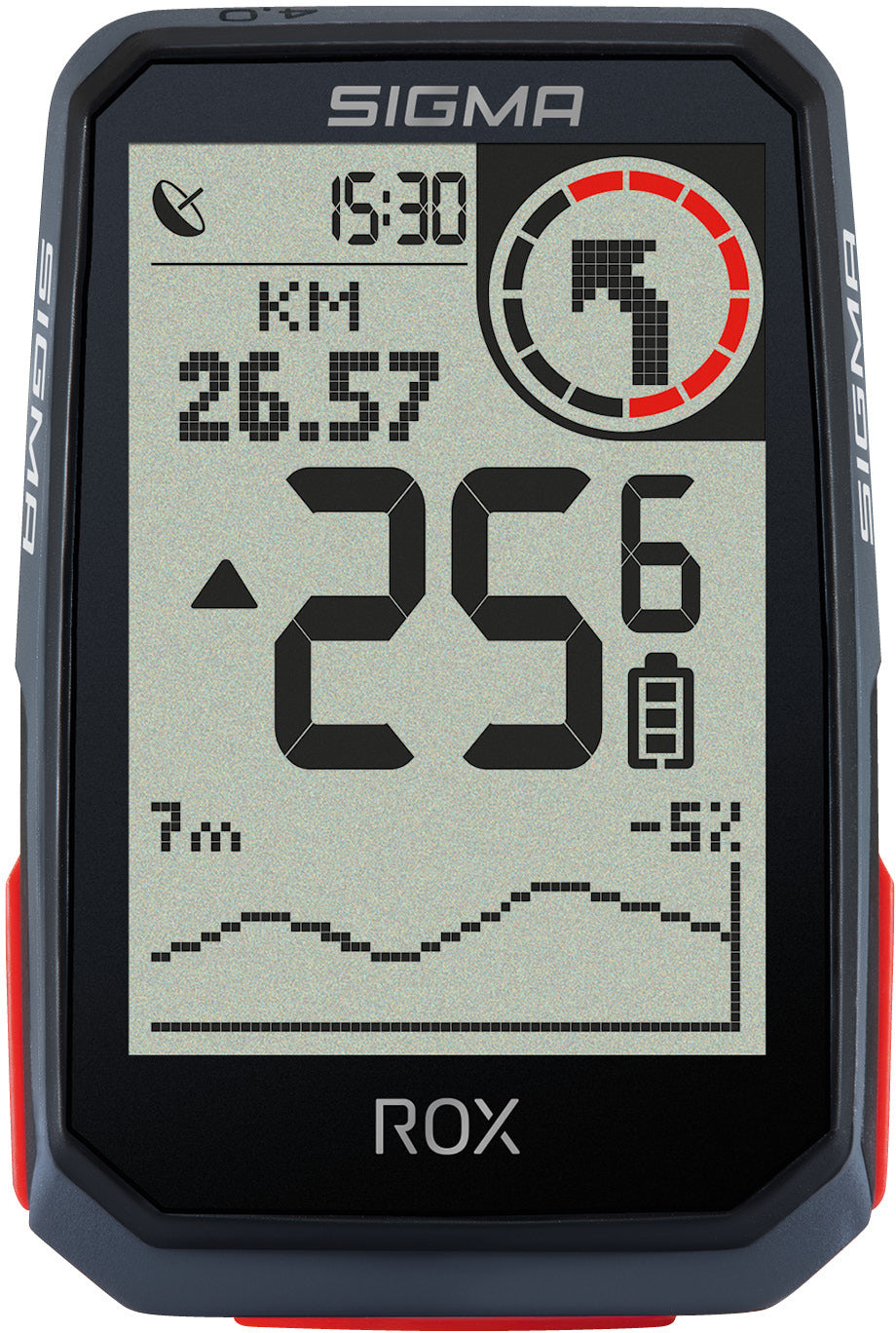 Sigma ROX 4.0 fietskomputerset incl. stuurpenhouder + hartslagband + snelheid/trapfrequentiesensor zwart