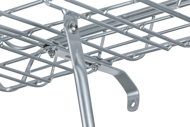 Basil Portland voorvork bagagedrager voor 26"/28" voorwiel zilver