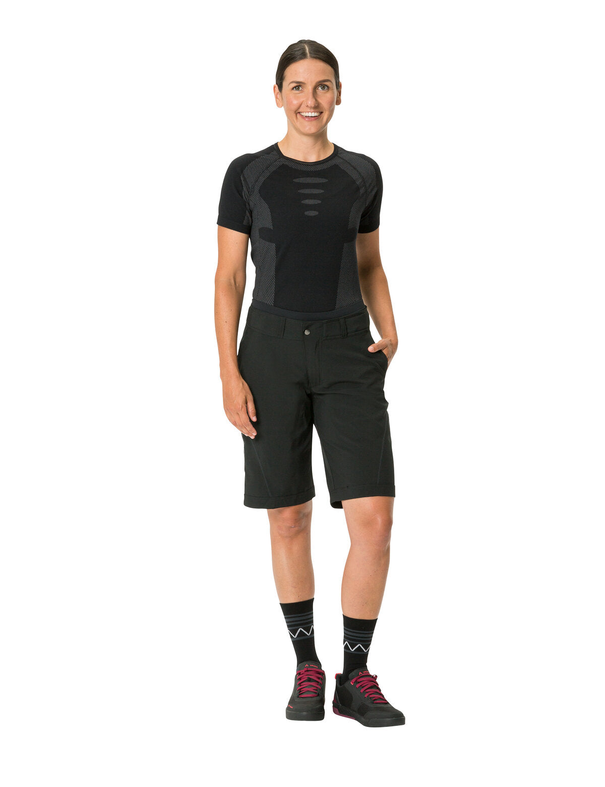 VAUDE Ledro Shorts Dames zwart